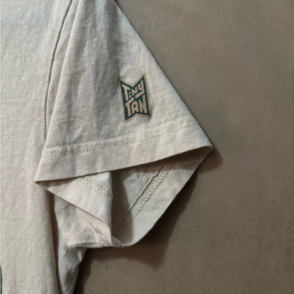 TinyTAN K-Pop BTS Band Shirt SM Unisex Beige Suga Jin Jung Kook J-Hope RM Jimin - Picture 3 of 4